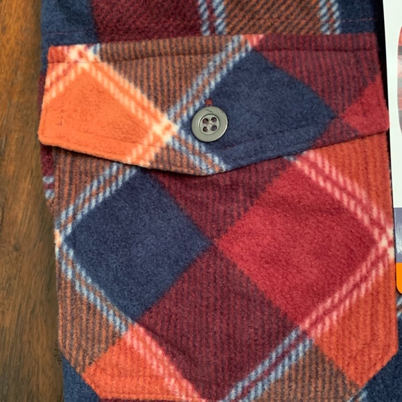 - NWT Freedom Foundry fleece plaid shirt Size XL and XXL - Picture 10 of 11